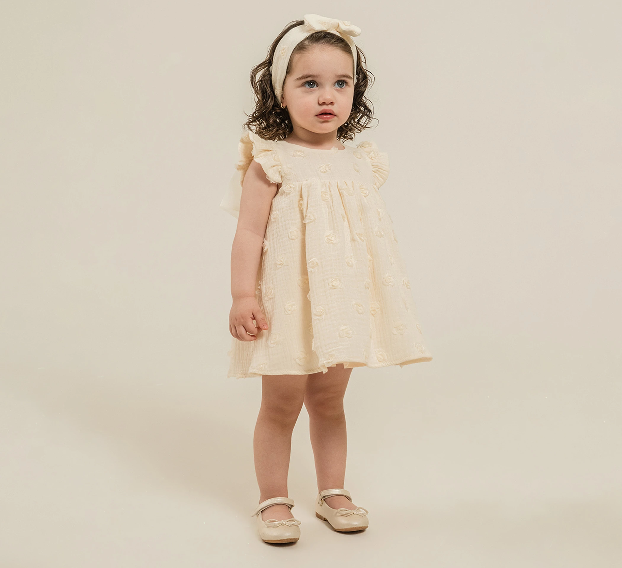 BANDANALI ROSE PAMUK ELBİSE 