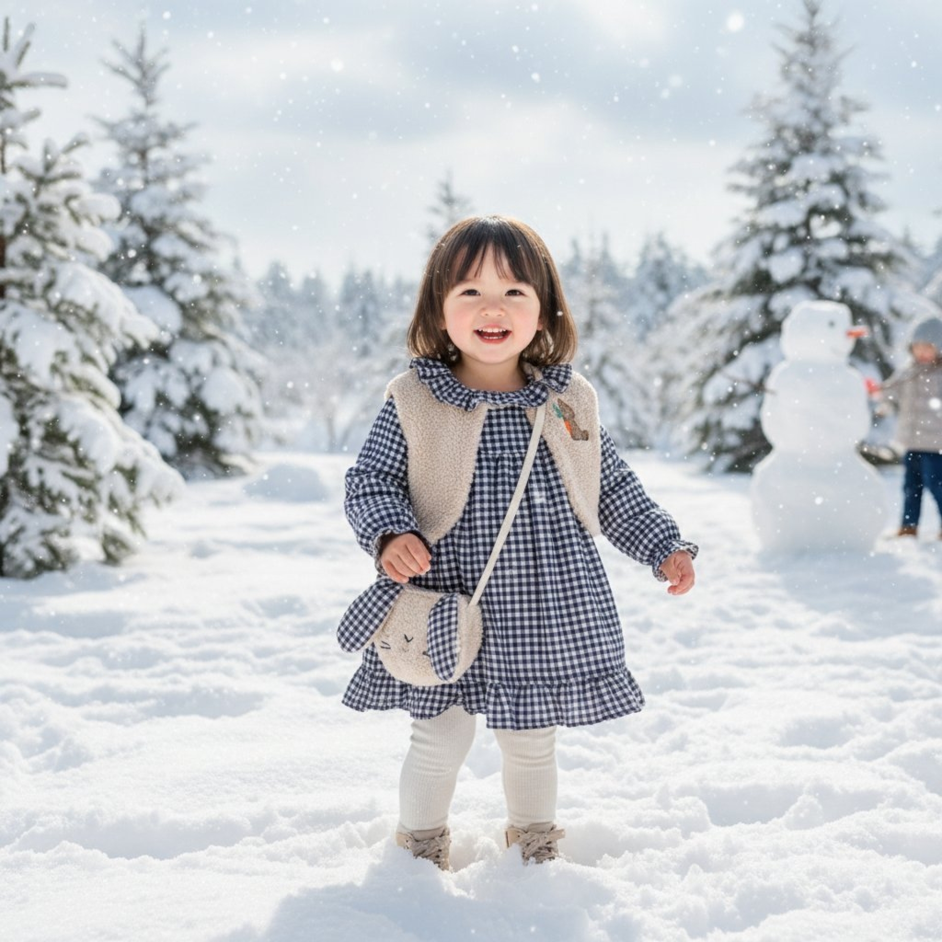 TAVŞAN ÇANTALI PÖTÜKARE ELBİSE 3'LÜ TAKIM